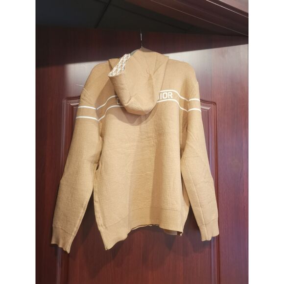 Christian Dior Jacket Knitted Double-Faced Hooded Full-Zip - Picture 4 of 7